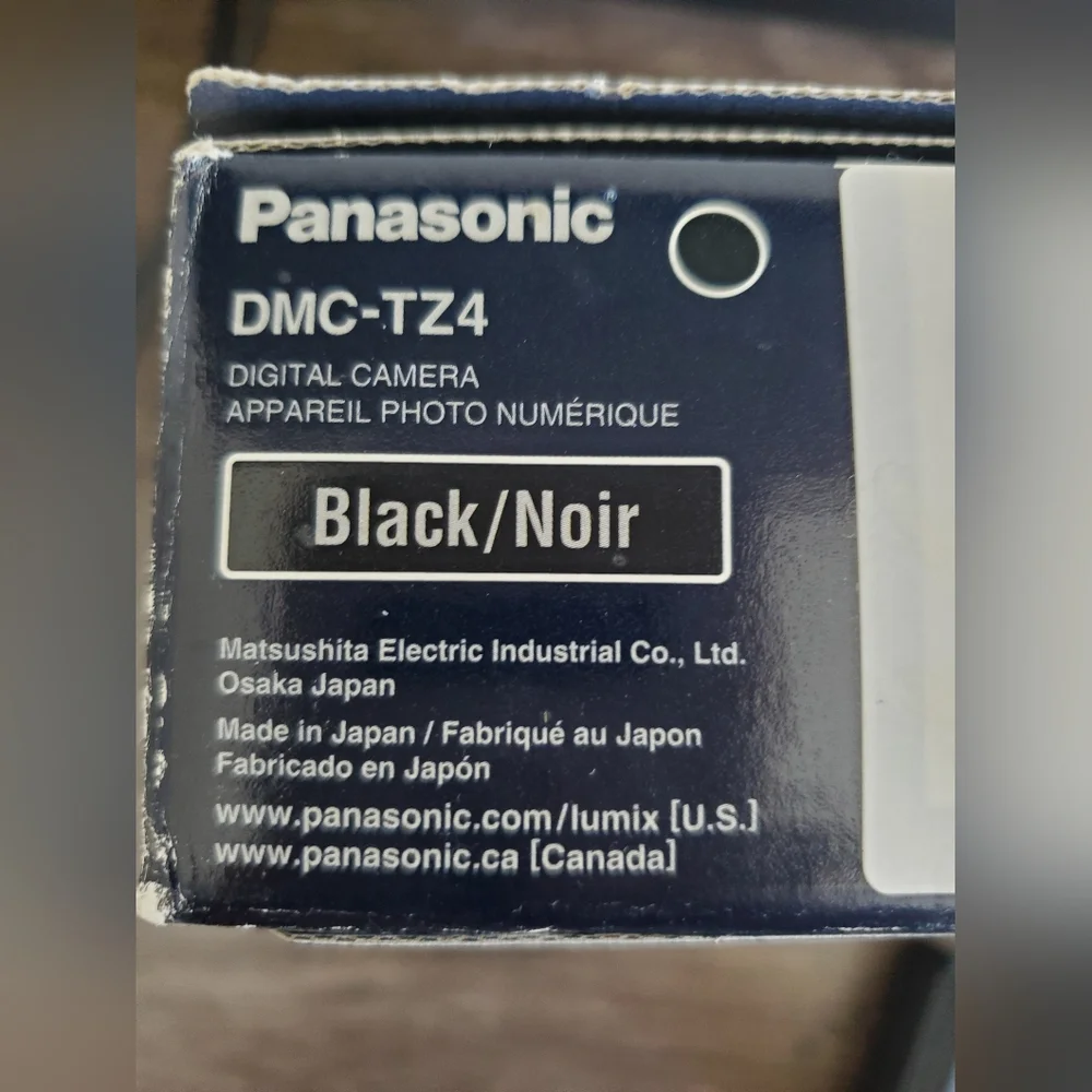 Panasonic Lumix Black Digital Camera